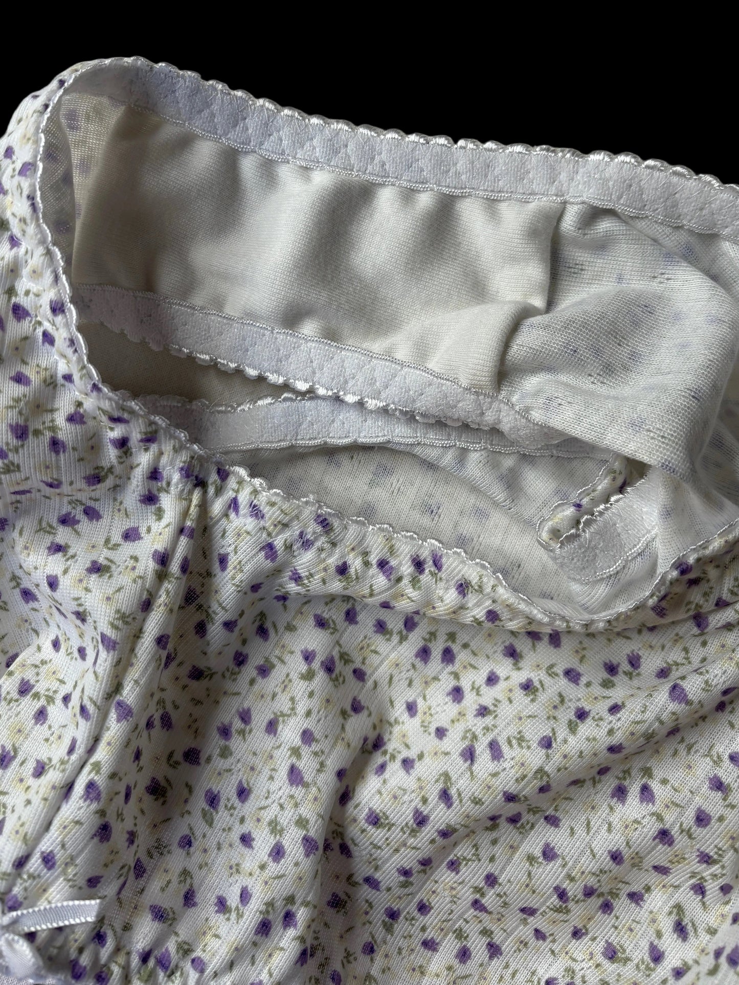 Calzón floreado alto