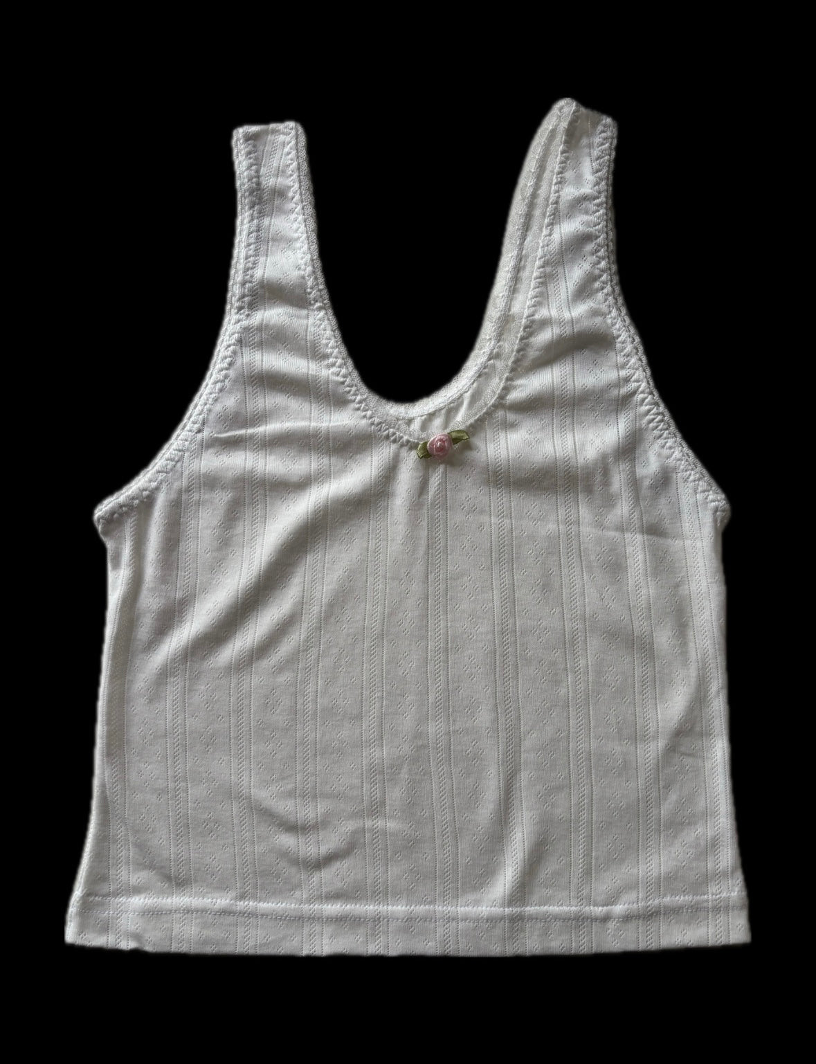 Camiseta algodón con rosa