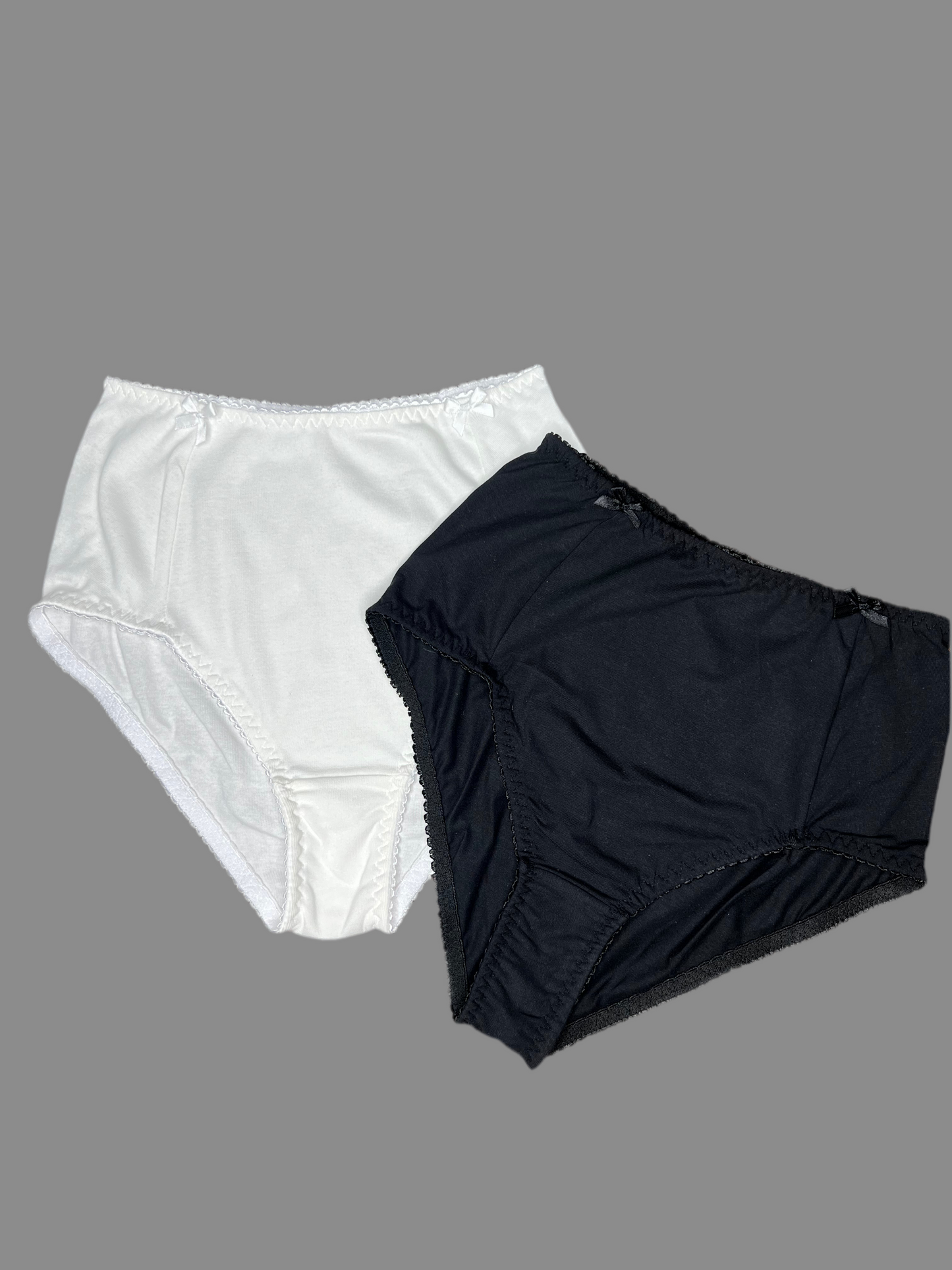 Dúo panties blanco y negro