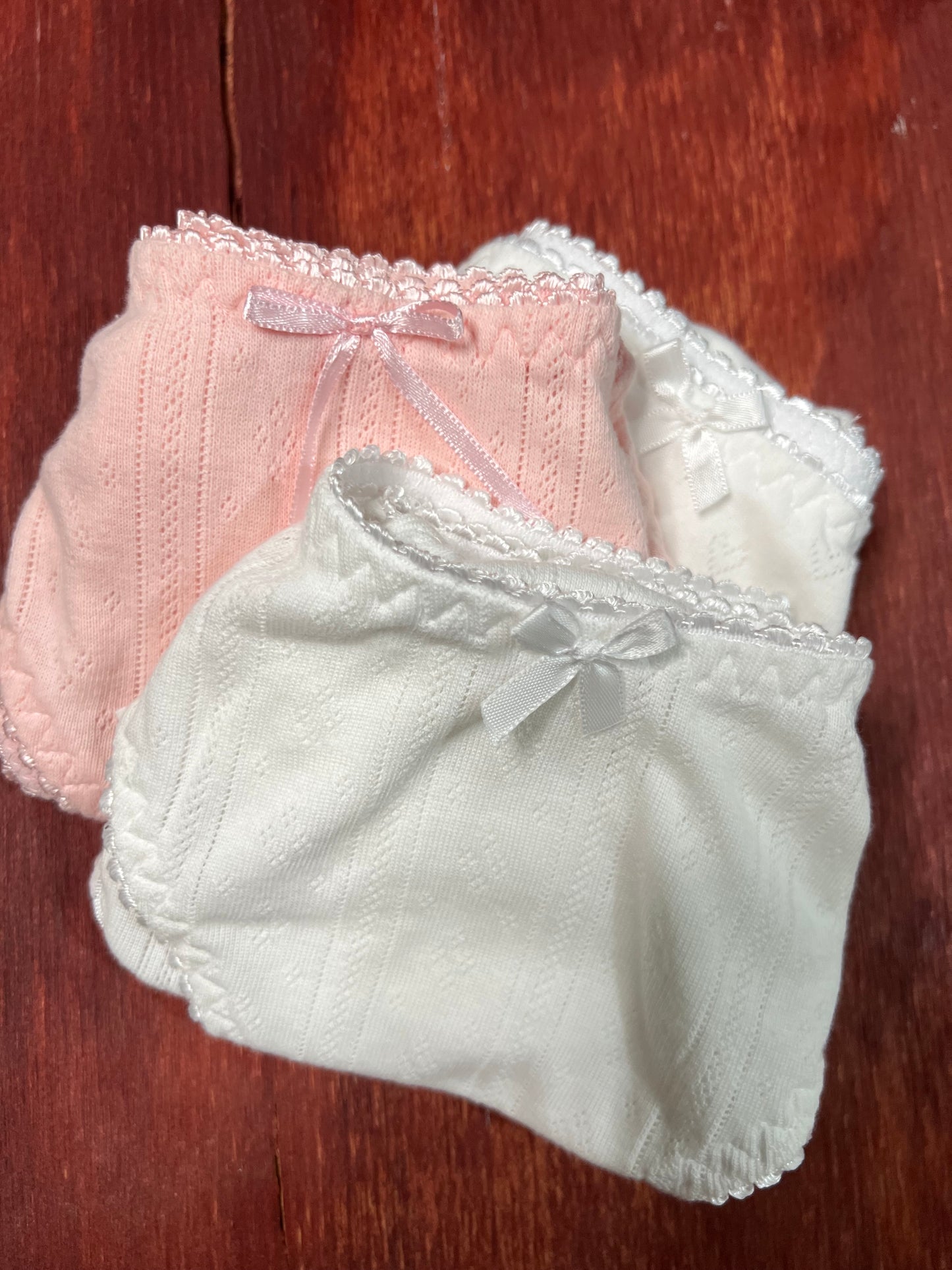 Trío panties pointelle olan