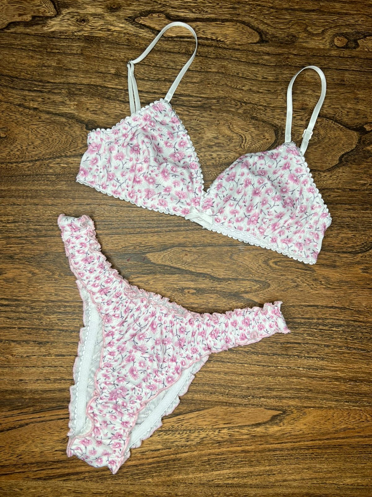 Cotton flower trio