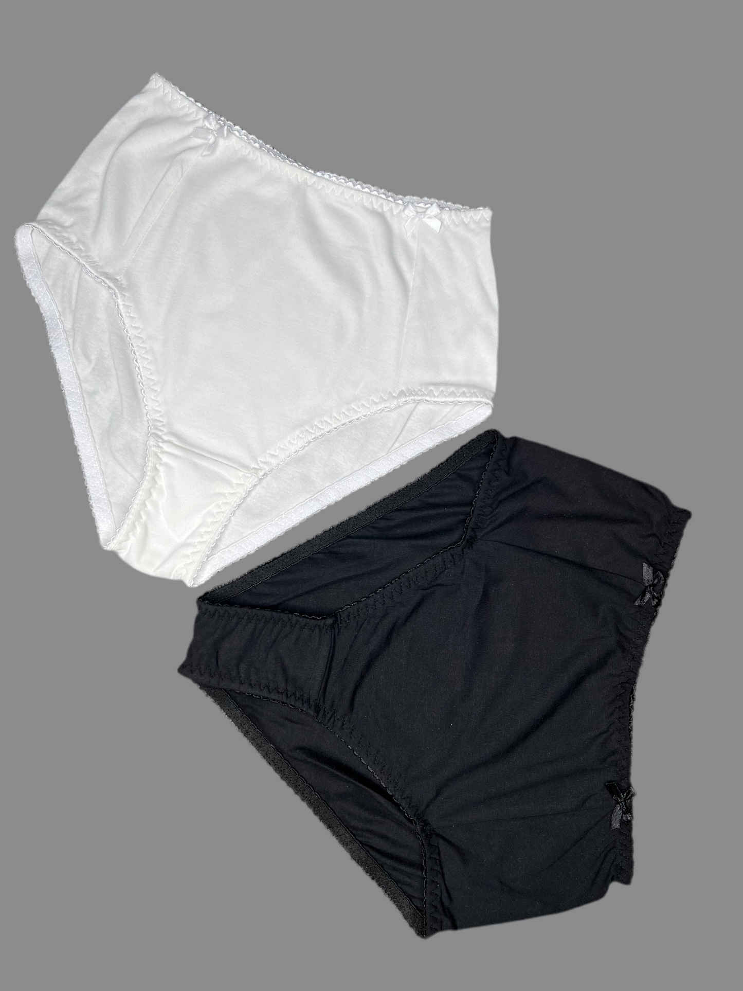 Dúo panties blanco y negro