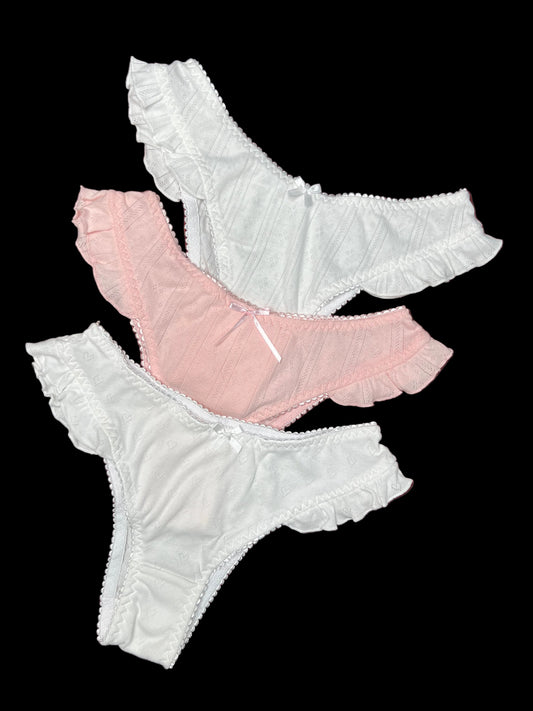 Trío panties pointelle olan