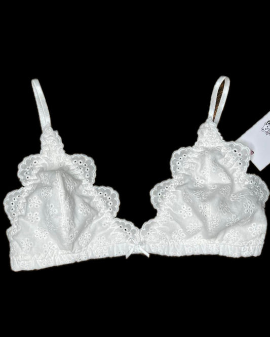 Bralette tira bordada