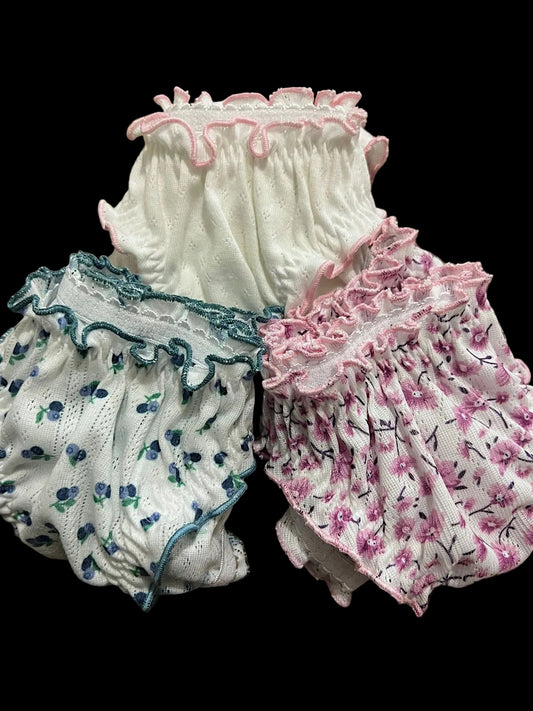 Trío ruffle panties