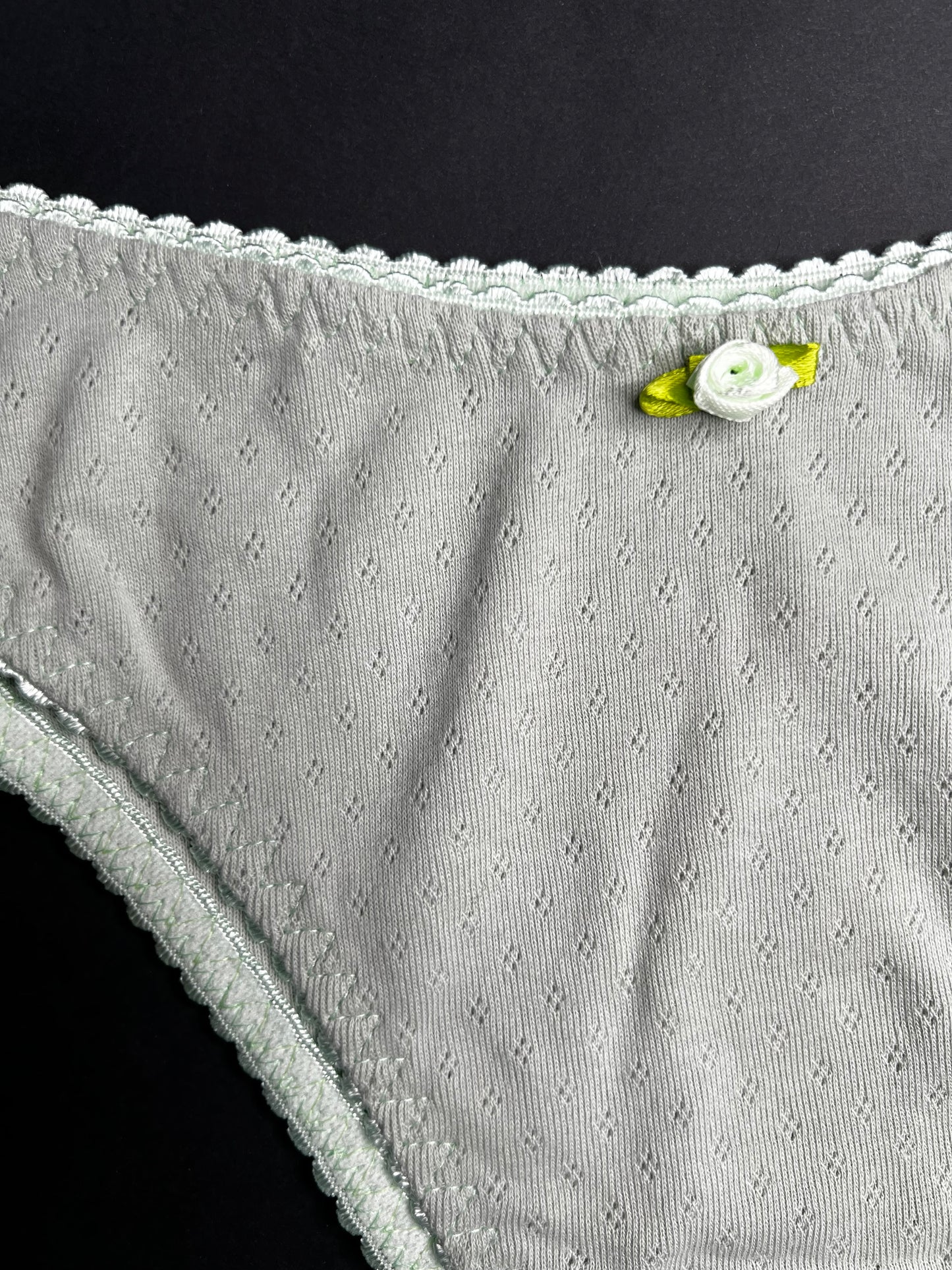 Panty verde tiro medio M
