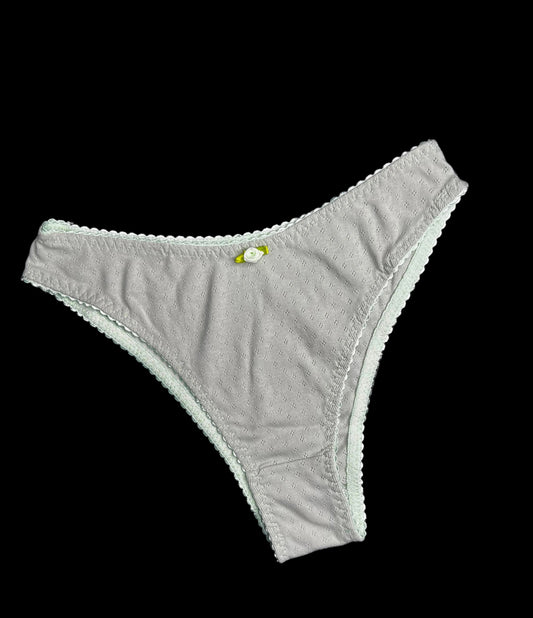 Panty verde tiro medio M