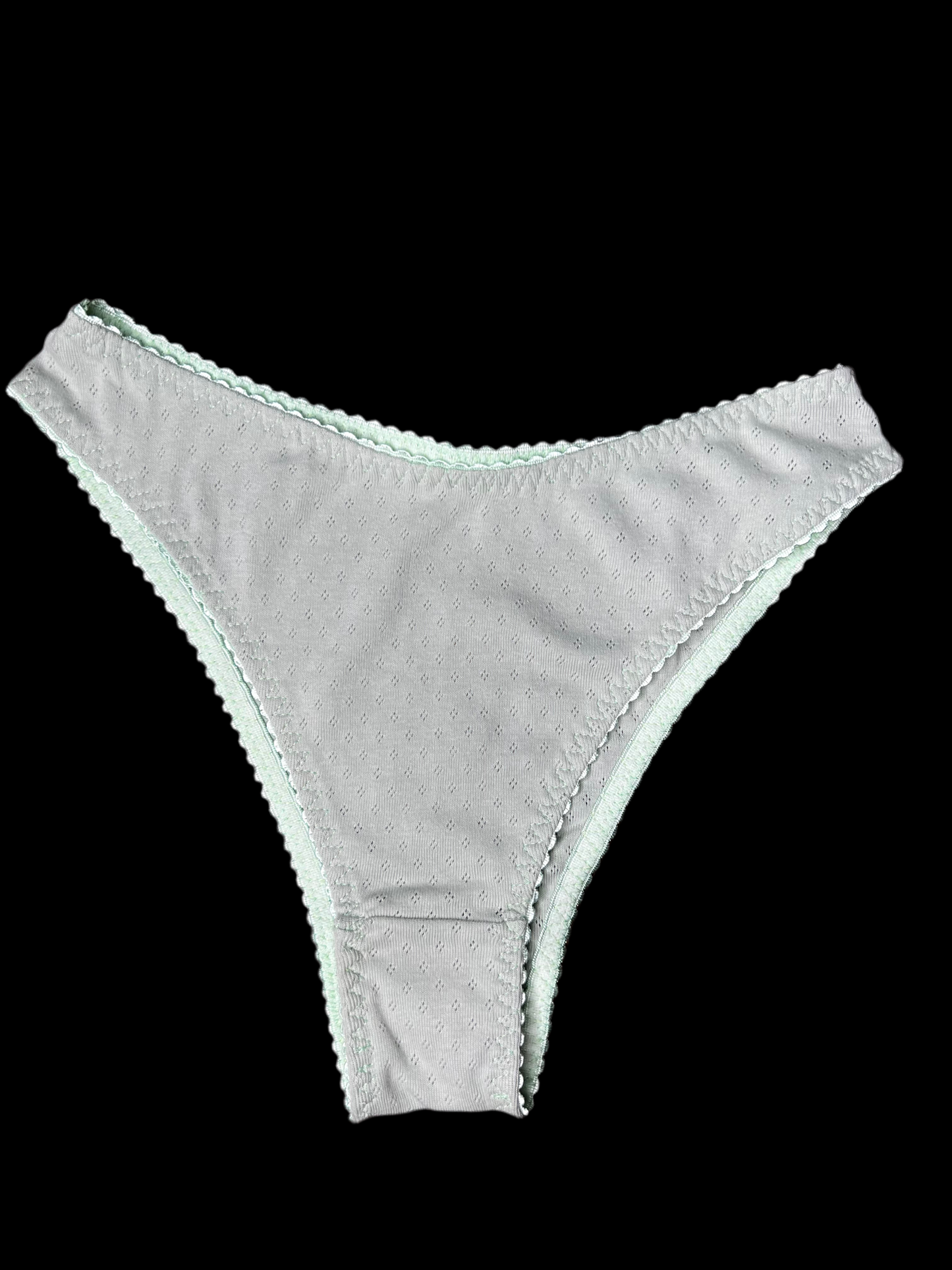 Panty verde tiro medio