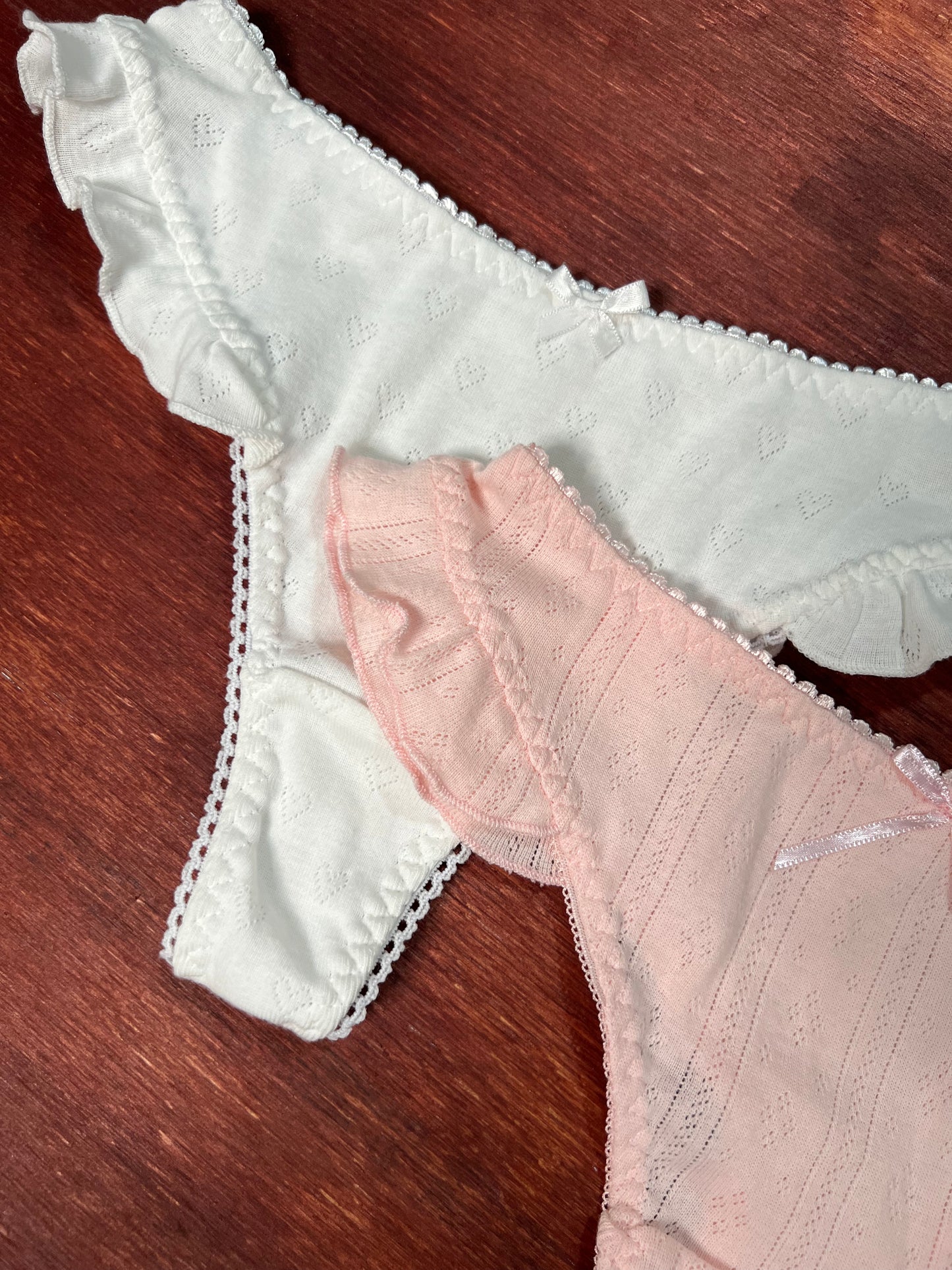 Dúo tangas olán pointelle