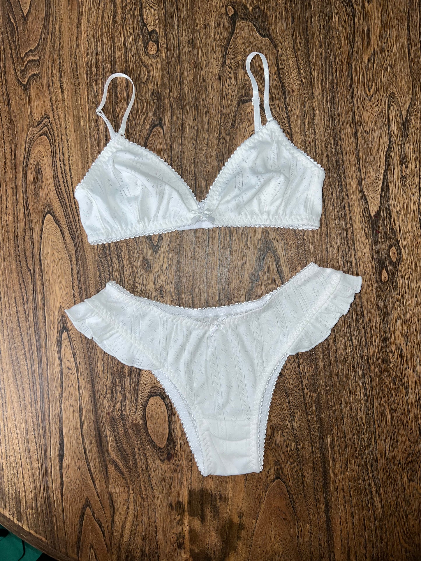 Dúo sets orquídea rosa y blanco