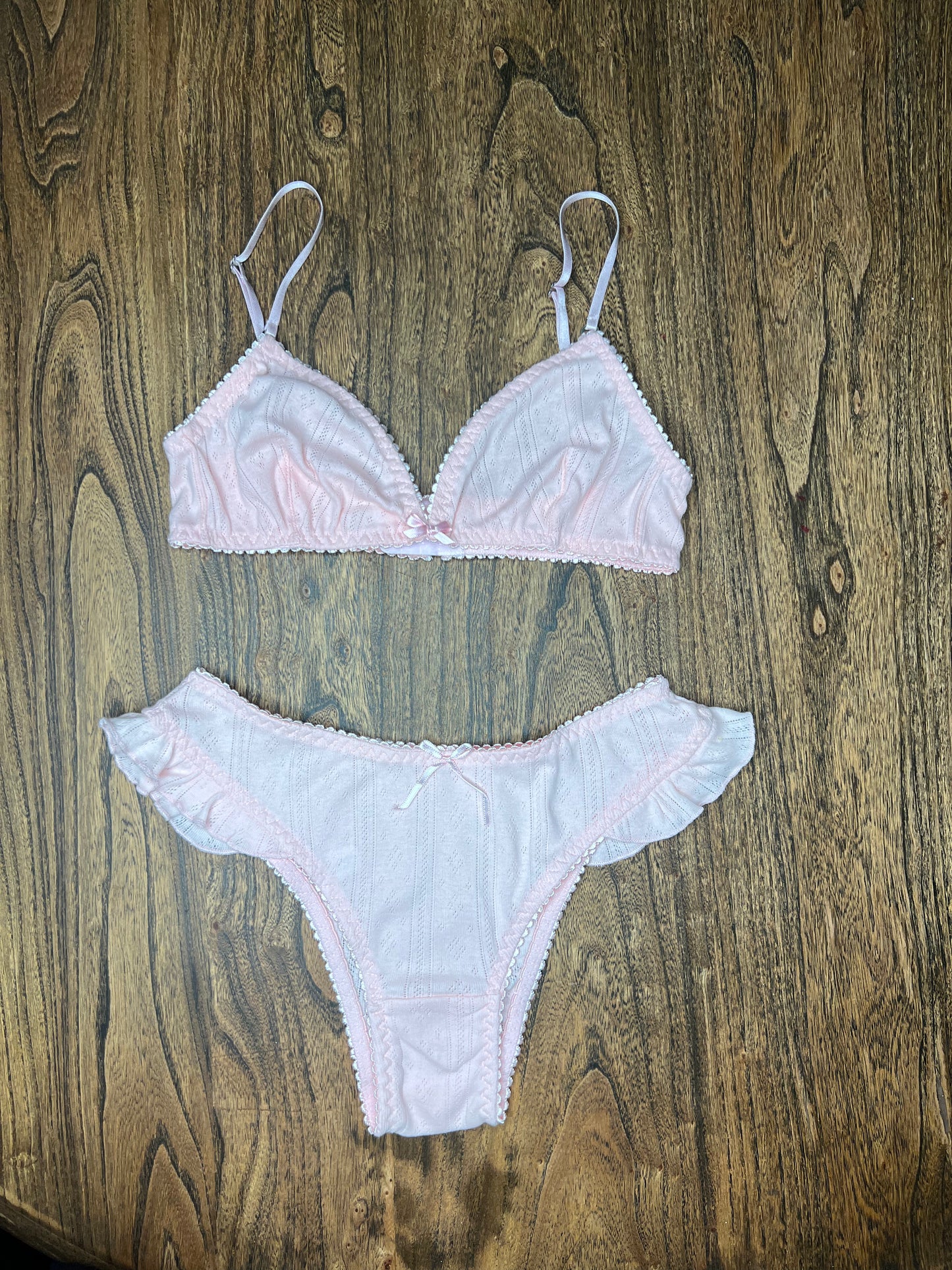 Dúo sets orquídea rosa y blanco