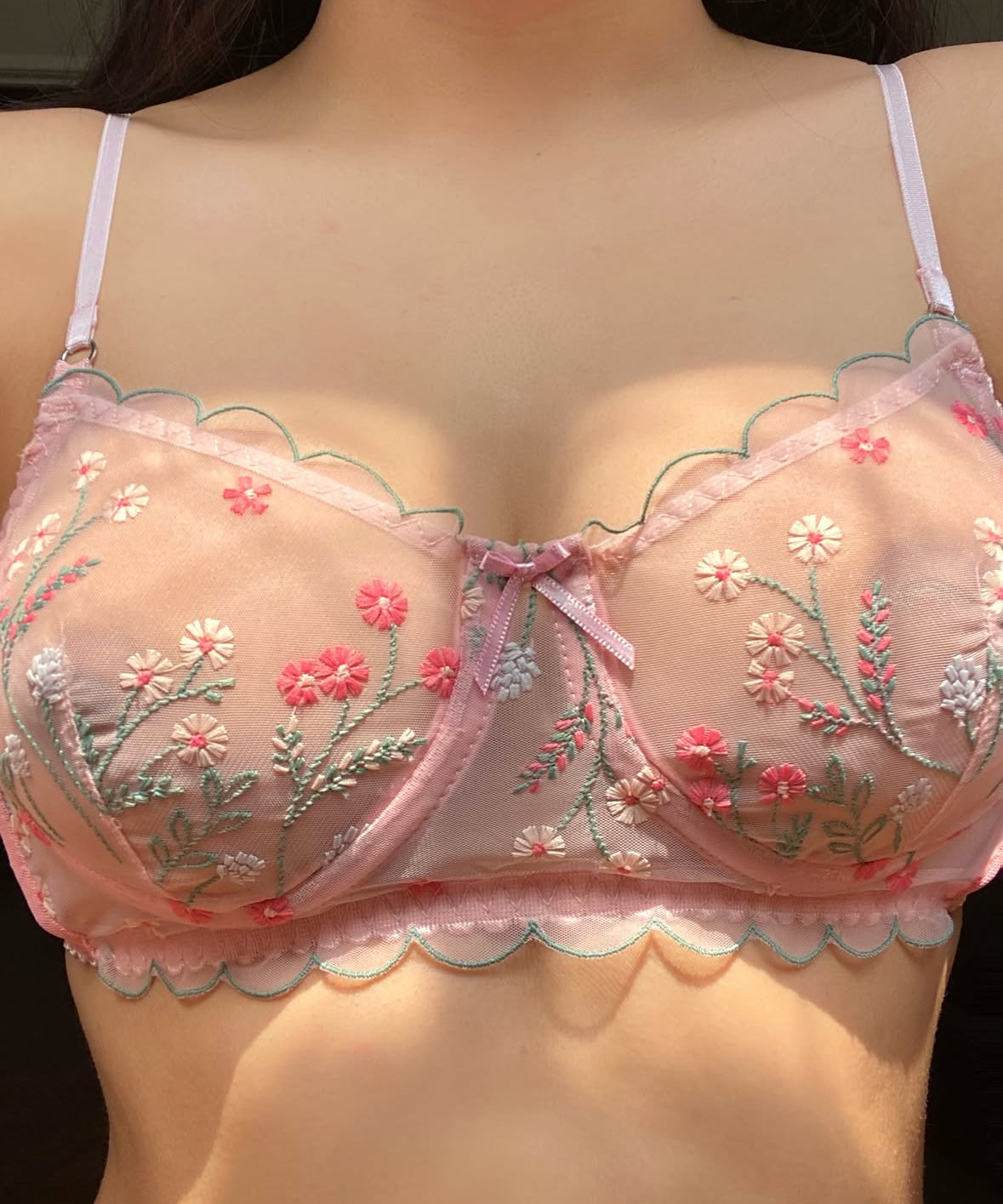 Bra varilla flores