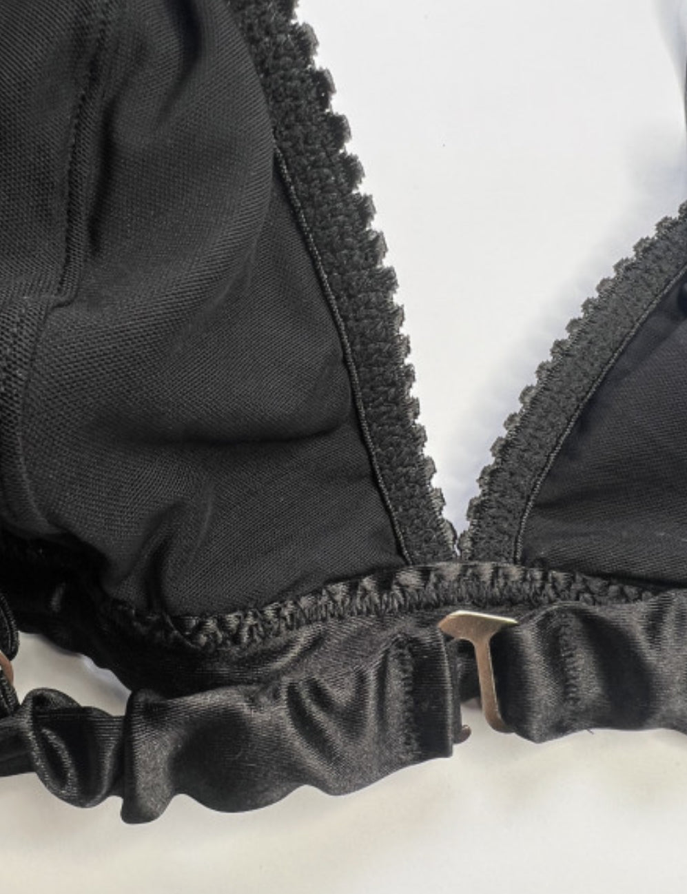 Black Satin Set