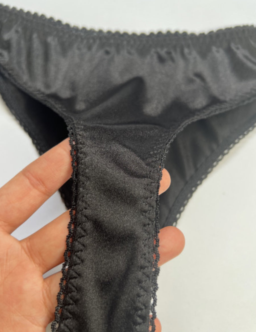Black Satin Set