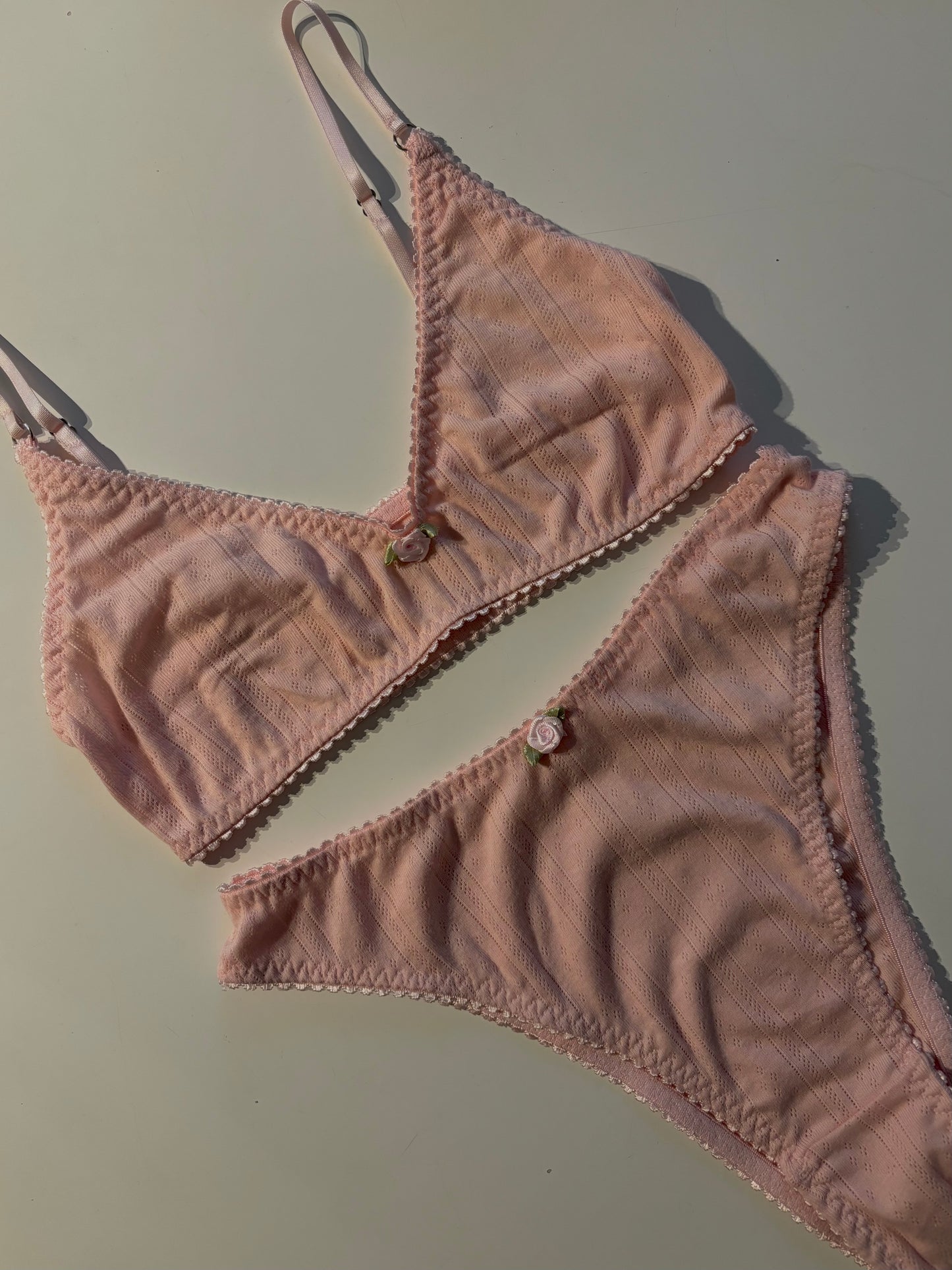 Set rosa tiro alto