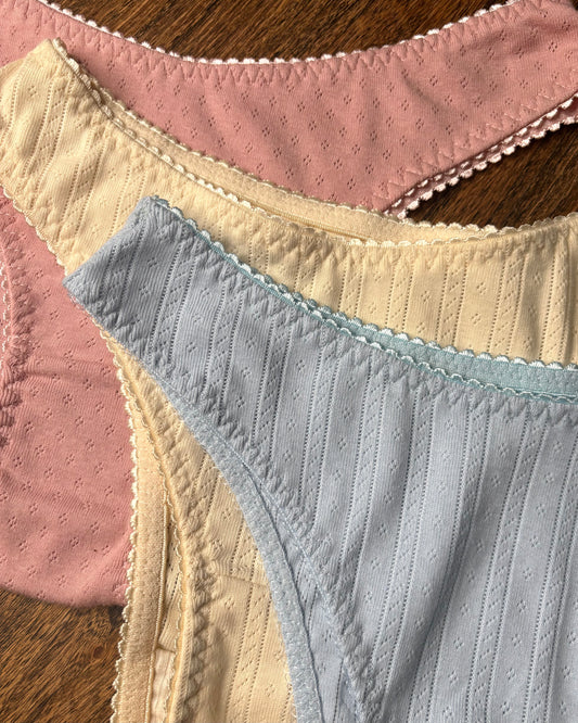 Trío panties algodón