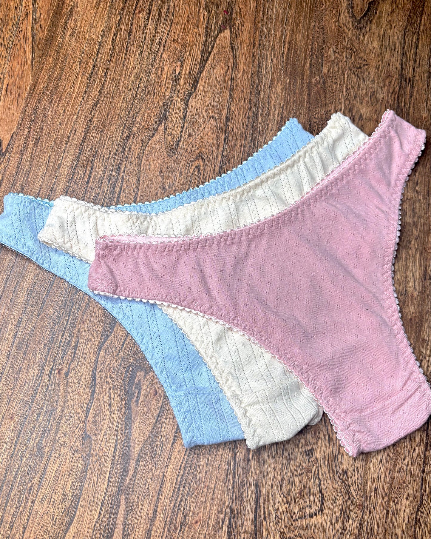 Trío panties algodón