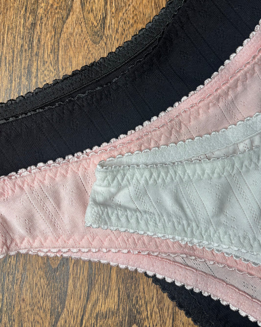 Trío panties algodón