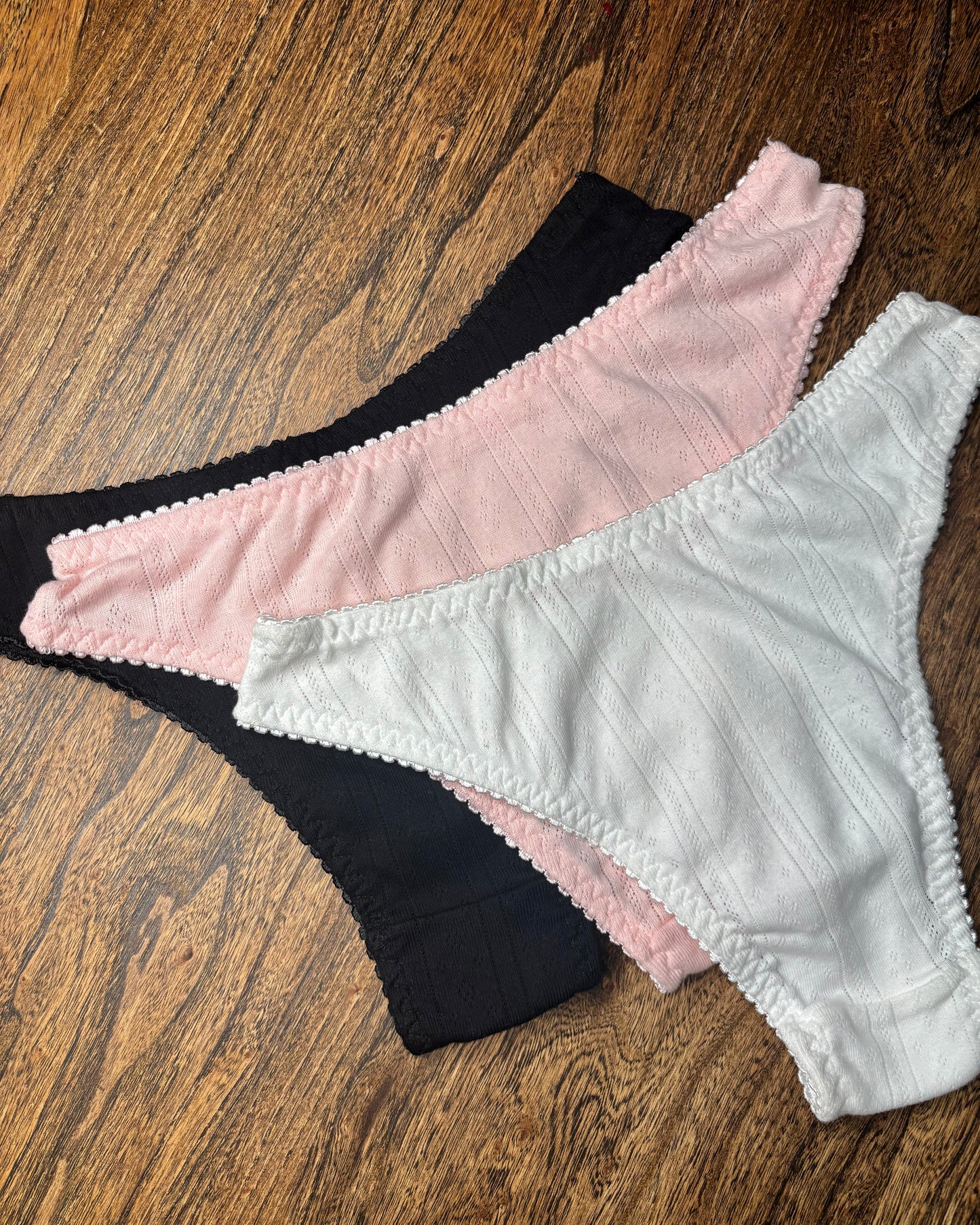 Trío panties algodón