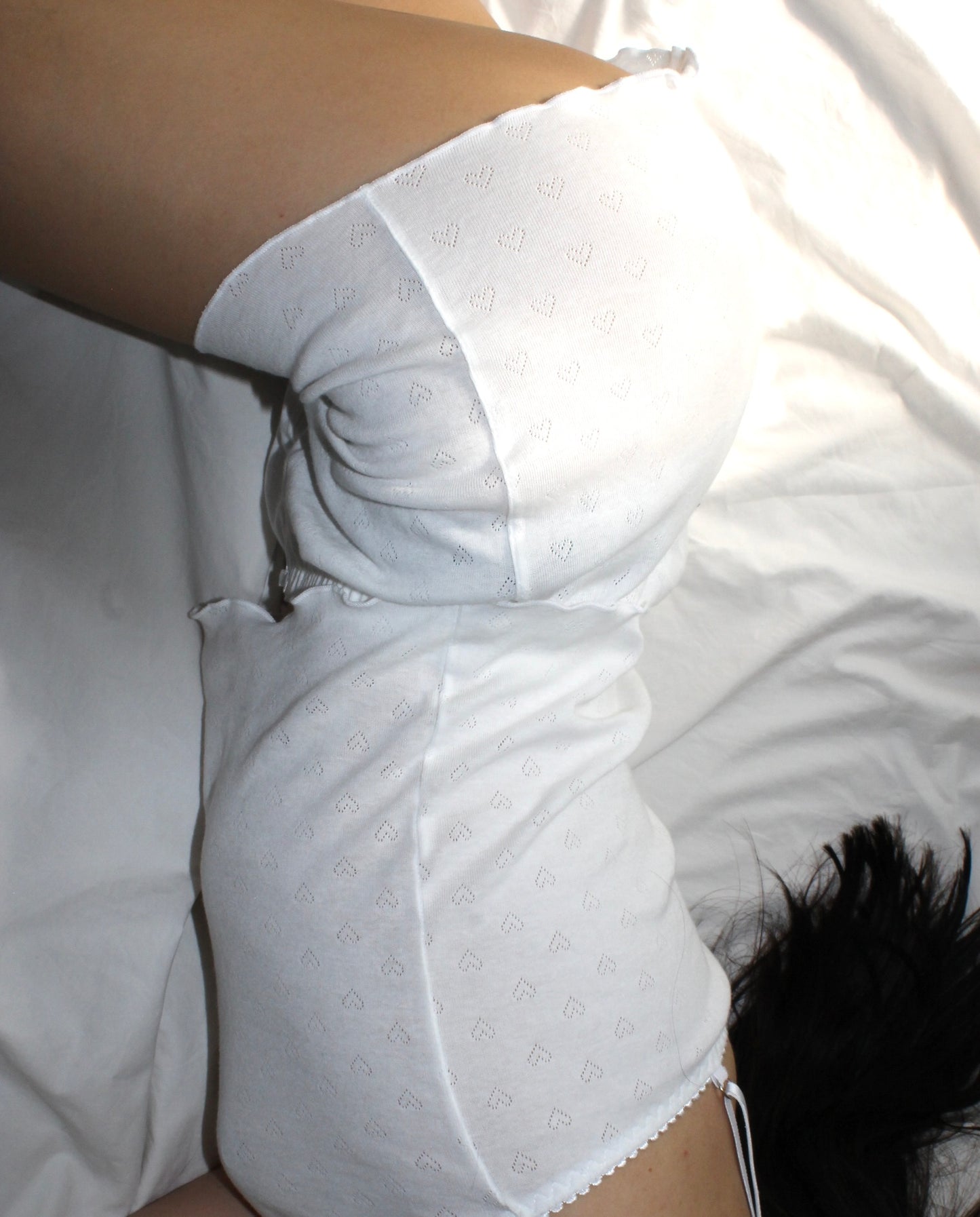 Pijama corazones con camiseta básica