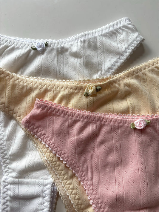 Trío pastel corte alto