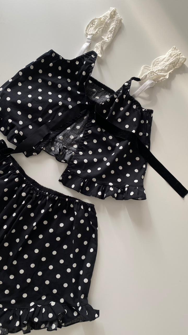 Set polka dot