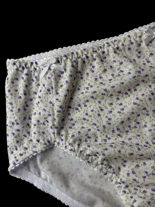 Calzón floreado alto