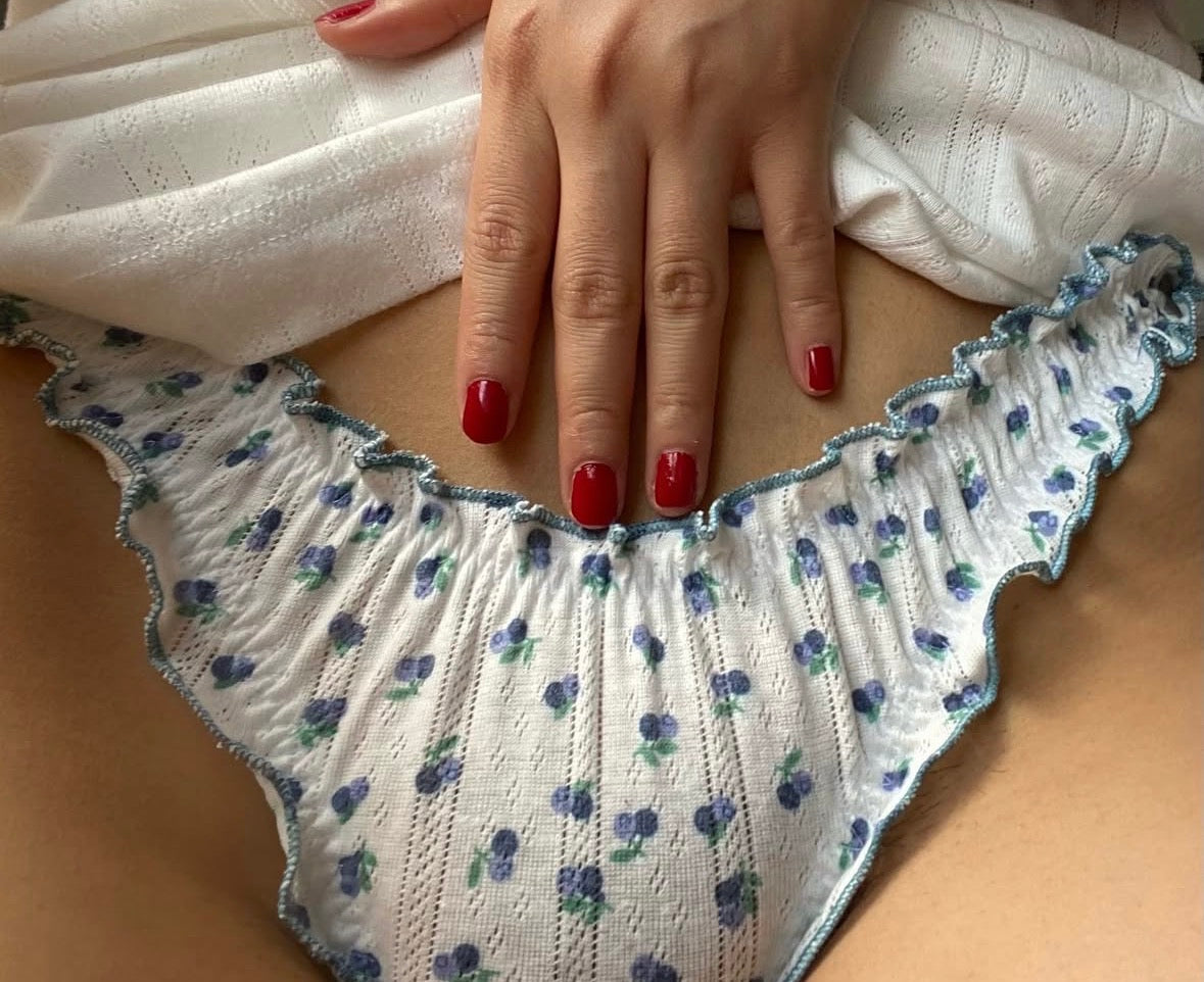 Ruffle set blueberries