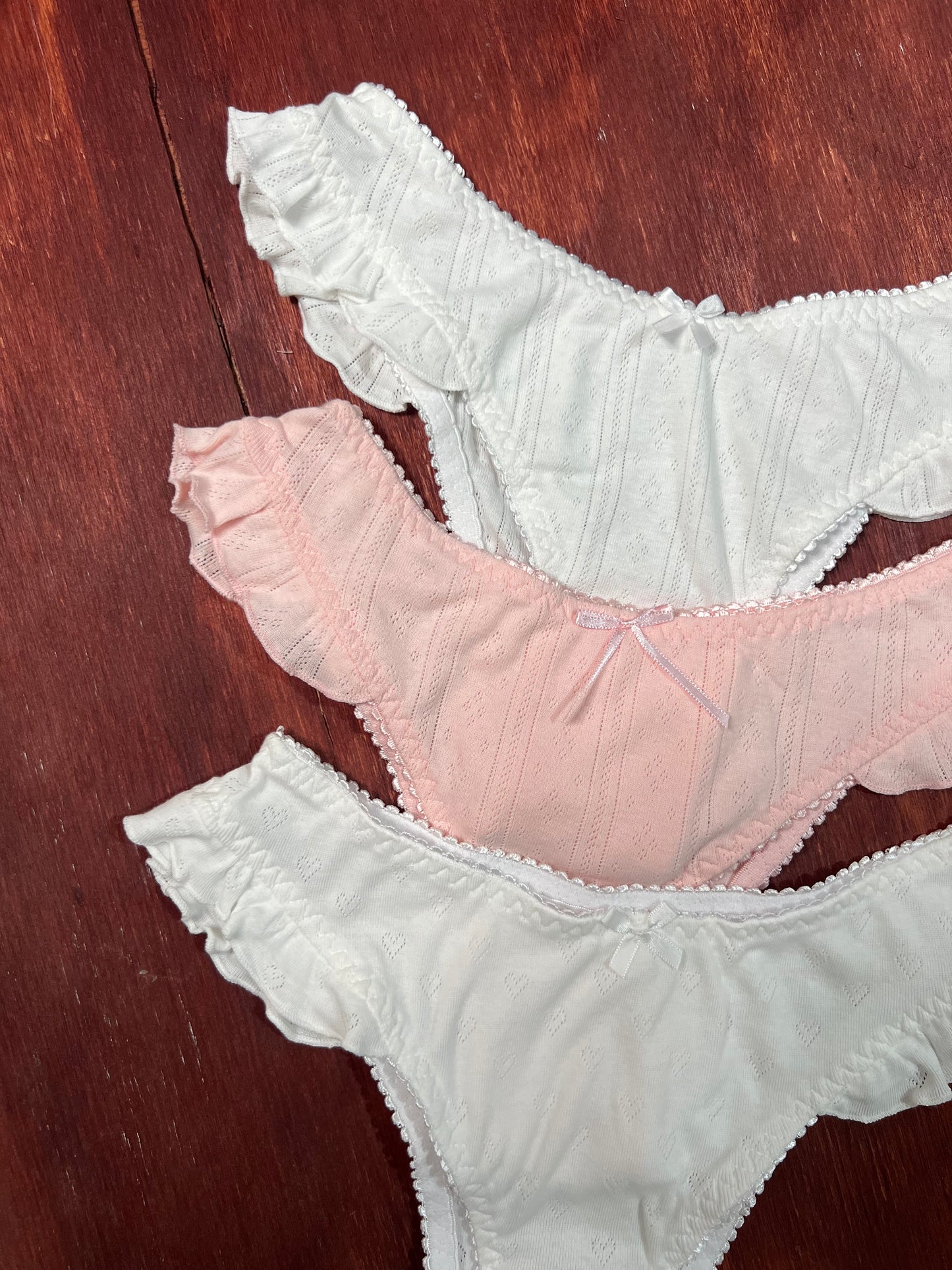 Trío panties pointelle olan