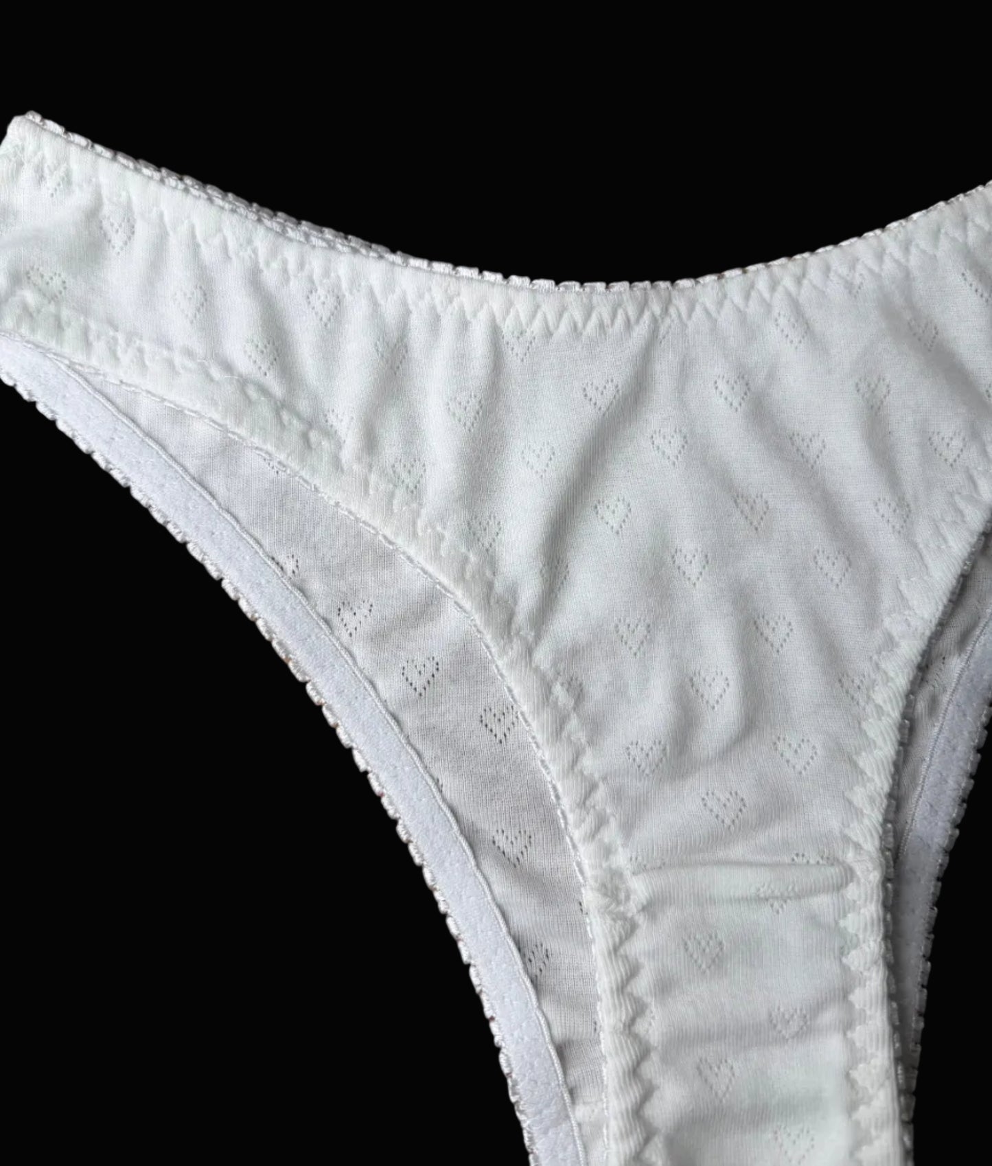 Panty básica corazones pointelle