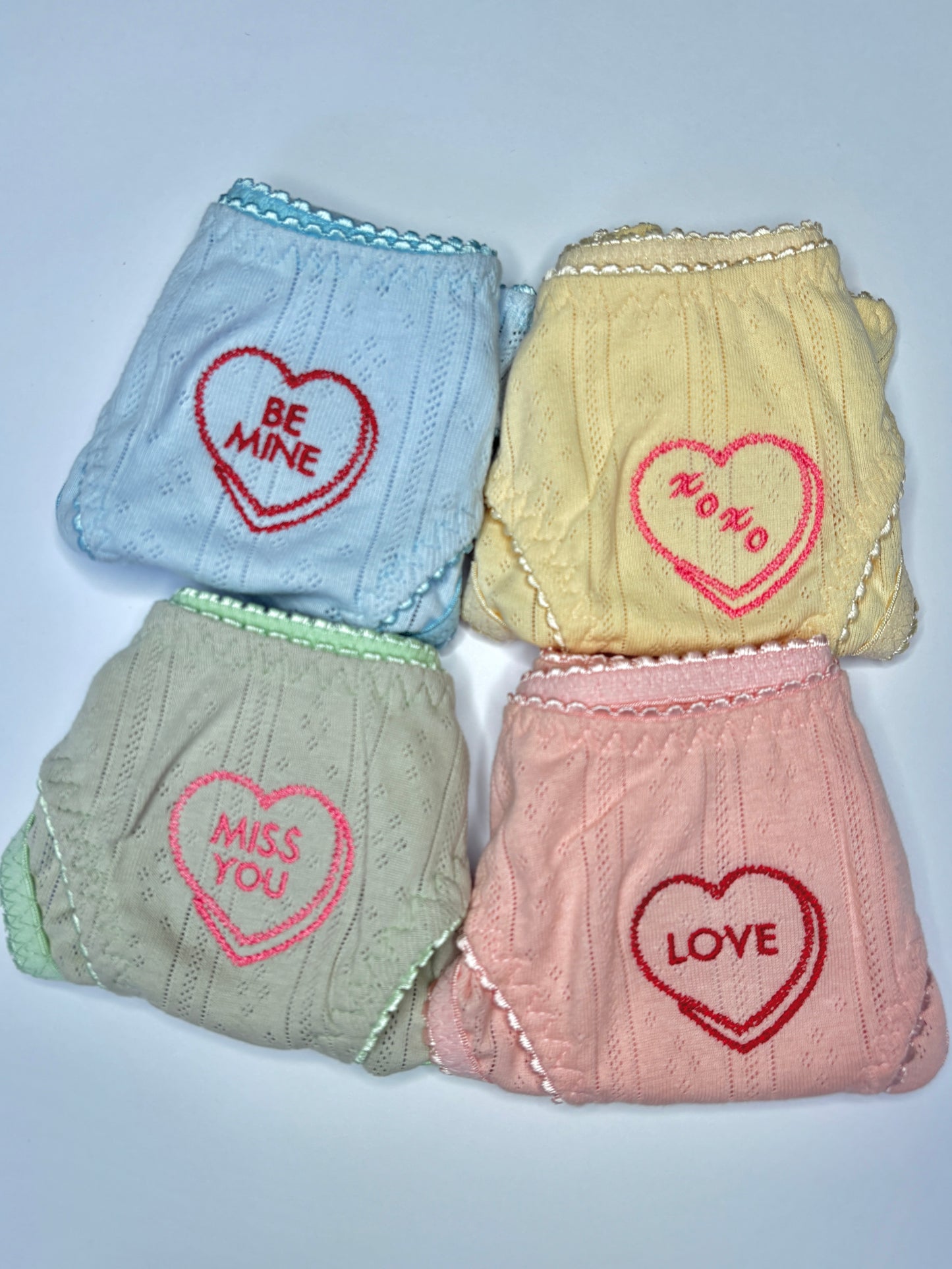 Set calzoncitos sweethearts