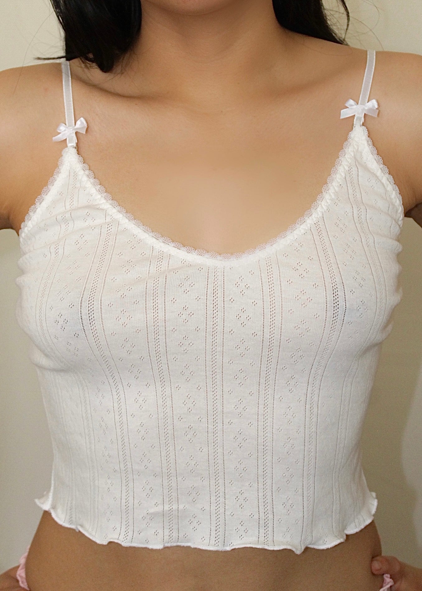 Camiseta algodón pointelle