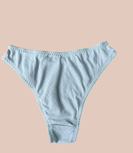 Panty tiro medio azul