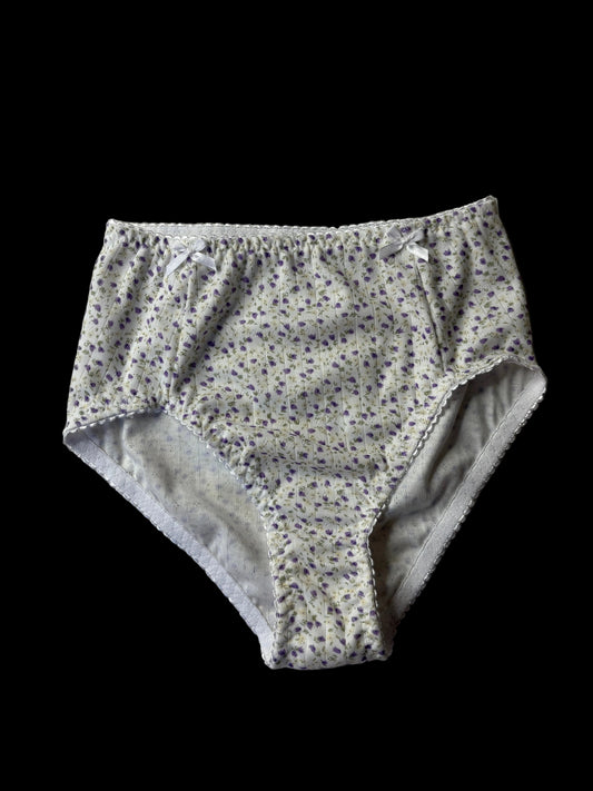 Calzón floreado alto