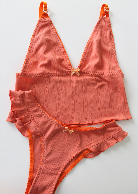 Set calabaza algodón