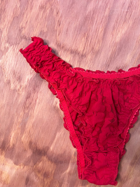 Ruffle lace panty