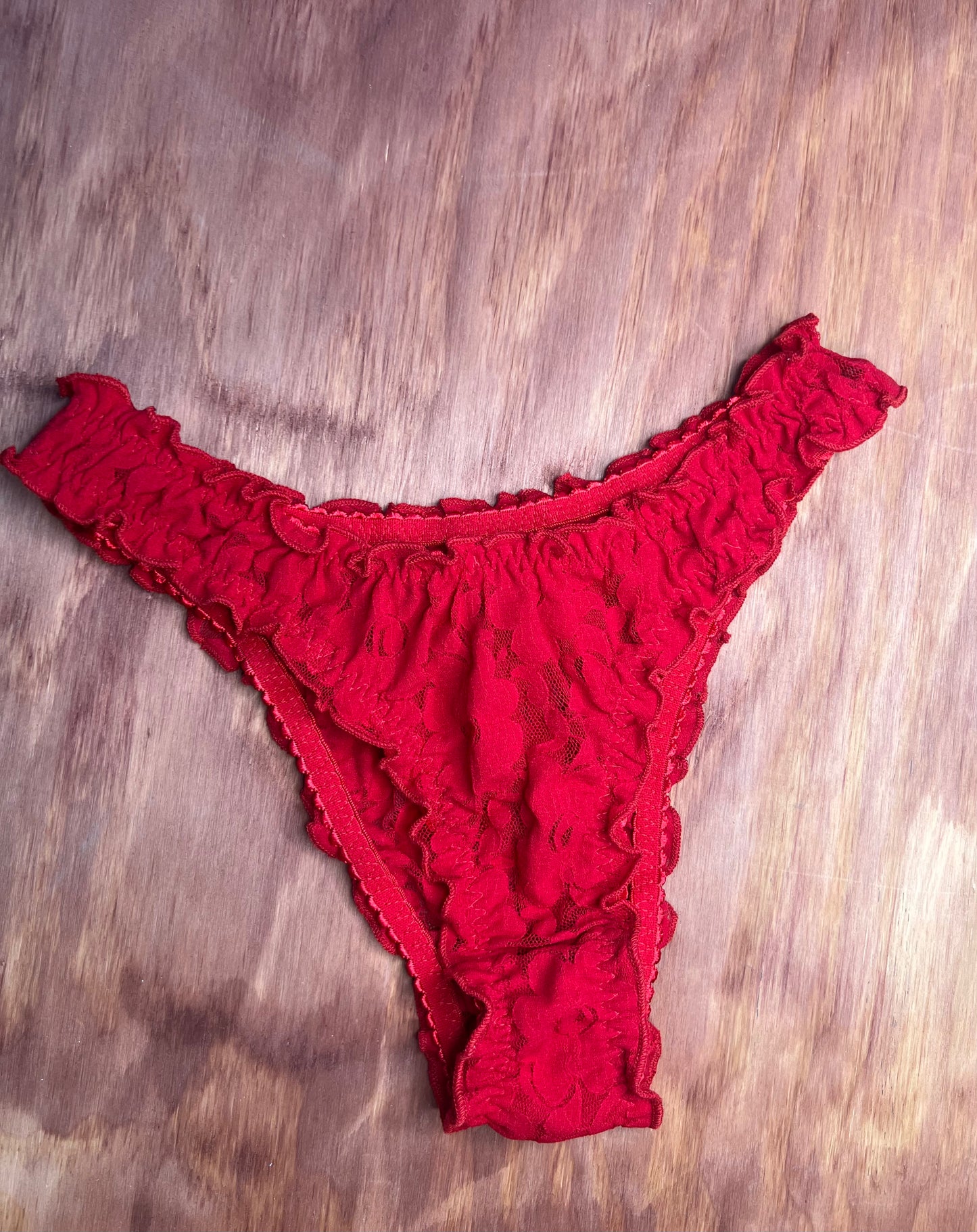 Ruffle lace panty