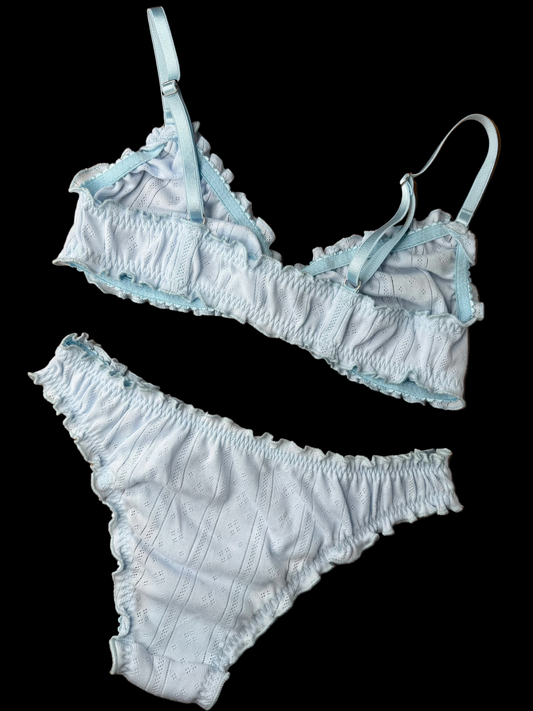 Set ruffle cielo