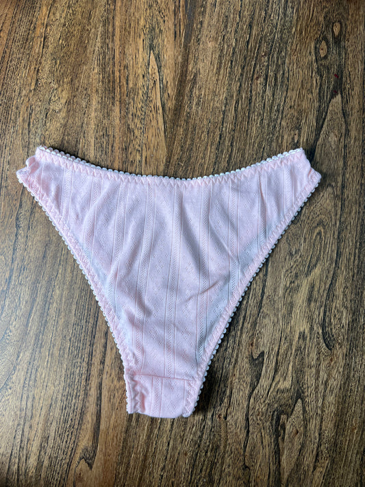 Panty tiro medio rosa