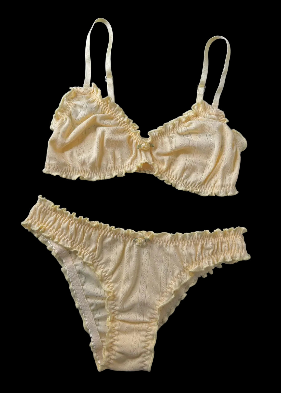Set ruffle abeja