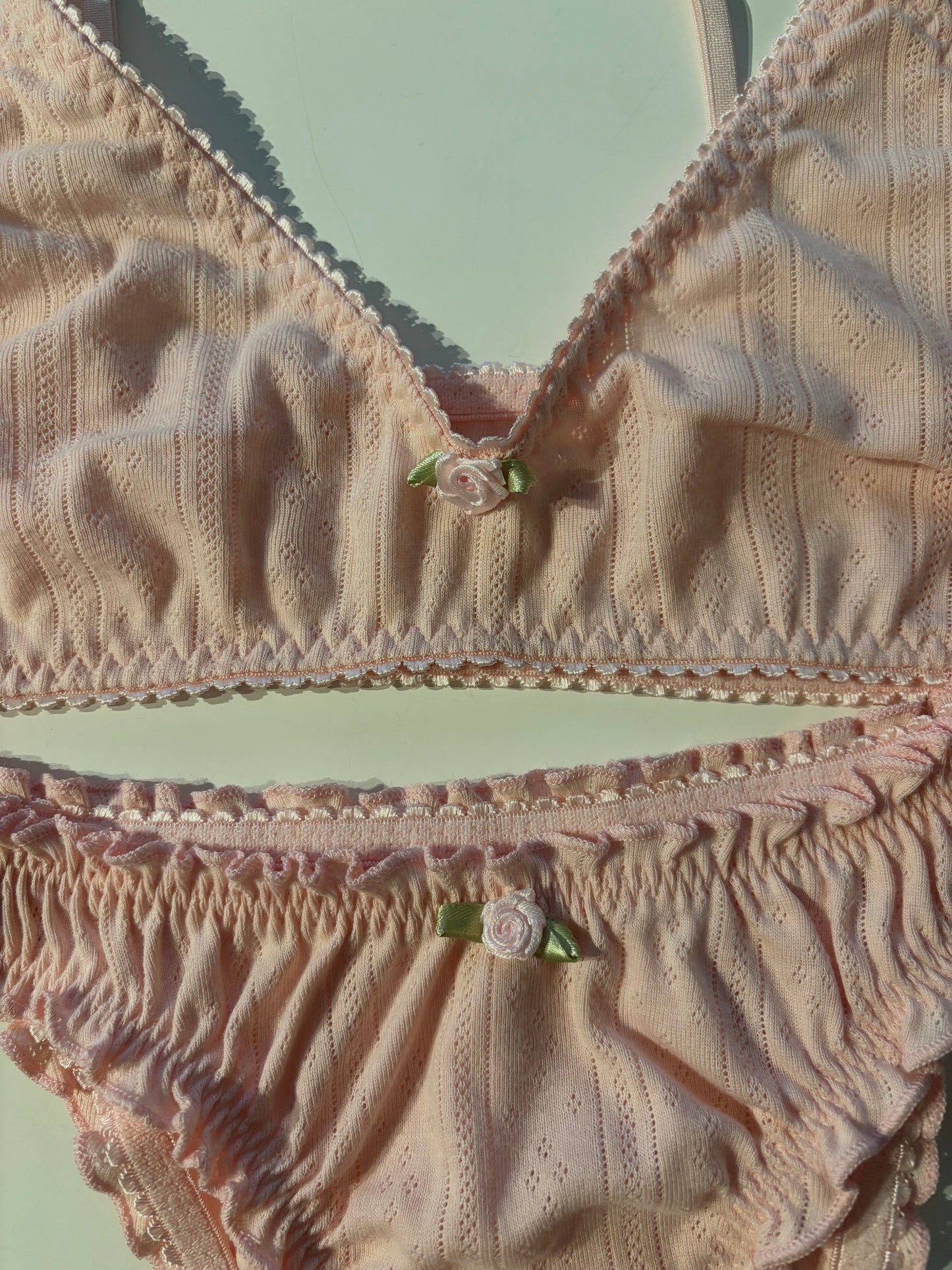 Set rosa pastel