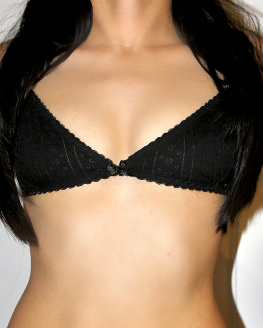 Bralette triángulo algodón